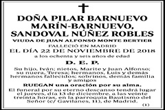 Pilar Barnuevo Marín-Barnuevo, Sandoval Núñez Robles